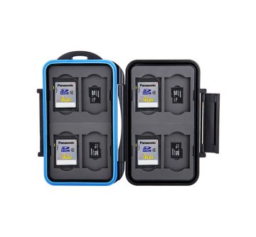 JJC Memory Card Case Hafıza Kartı Kutusu (8 SD Kart & 8 MicroSD Kart)