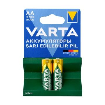 Varta Professional  Şarjlı AA Kalem Pil (2700 mAh) -İkili Paket-