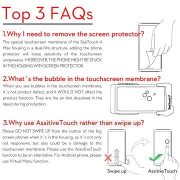 DIVEVOLK  SeaTouch 4 MAX  Akıllı Telefon Su Altı Kabini