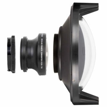 Ikelite OM System TG-7 (TG-6 ve TG-5) için Geniş Açı Kabin Sistemi