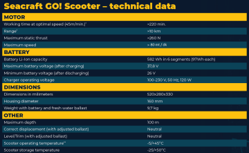 SEACRAFT Su Altı Scooter - GO