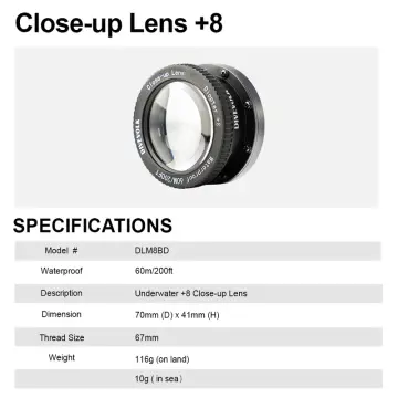 DIVEVOLK (+8) Yakın Çekim Lensi
