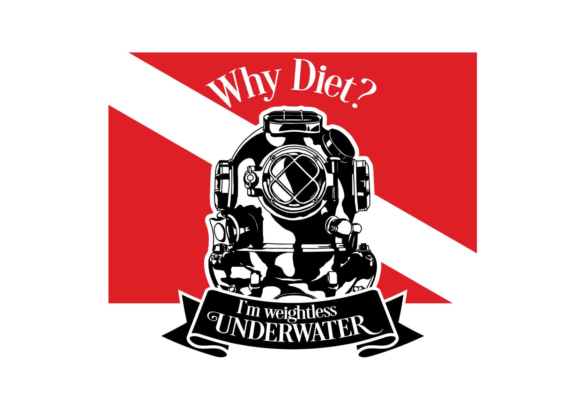 Why Diet? – A5 Mizahi Dalış Sticker Seti (3 Boy)