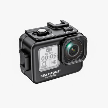 SeaFrogs Alüminyum GoPro Kabini ( 13/12/11/10/9 modeller için 60 metrelik)