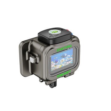 Sea Frogs  Dji Action 5/4/3 Kamera için Alüminyum Kabin (200 metrelik)