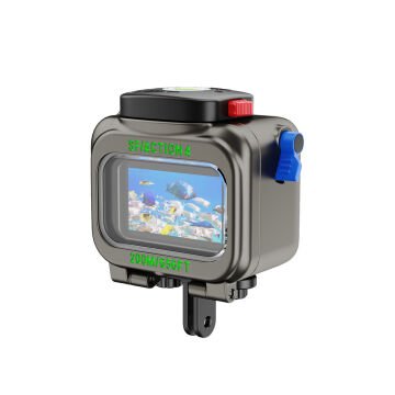Sea Frogs  Dji Action 5/4/3 Kamera için Alüminyum Kabin (200 metrelik)