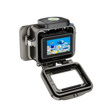 Sea Frogs  Dji Action 5/4/3 Kamera için Alüminyum Kabin (200 metrelik)