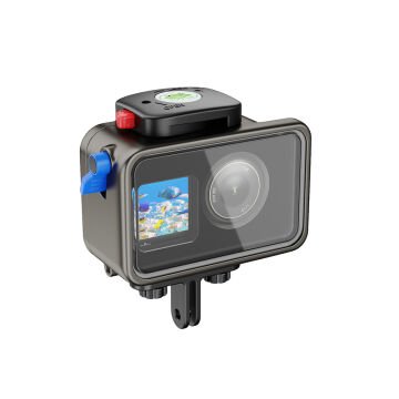 Sea Frogs  Dji Action 5/4/3 Kamera için Alüminyum Kabin (200 metrelik)