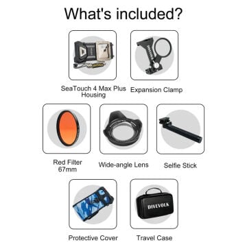 DIVEVOLK SeaTouch 4 Max Selfie Kit
