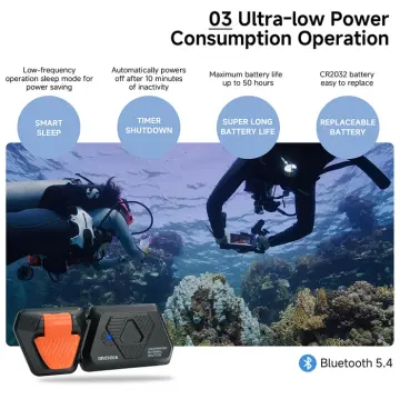 DIVEVOLK Seatouch 4 Max Serisi Gövde için Su Altı Harici Deklanşör