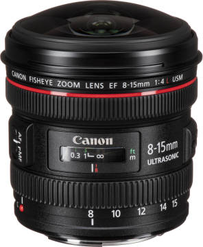 Canon EF 8-15mm f/4L Fisheye USM