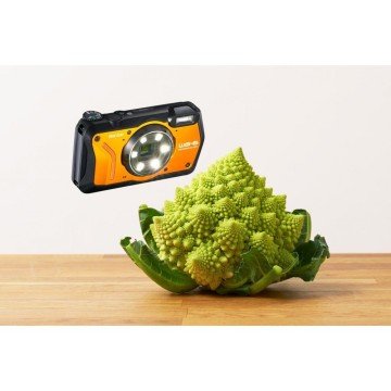 RICOH WG-6 Dijital Kompakt Amfibik Fotoğraf Makinesi (Turuncu)