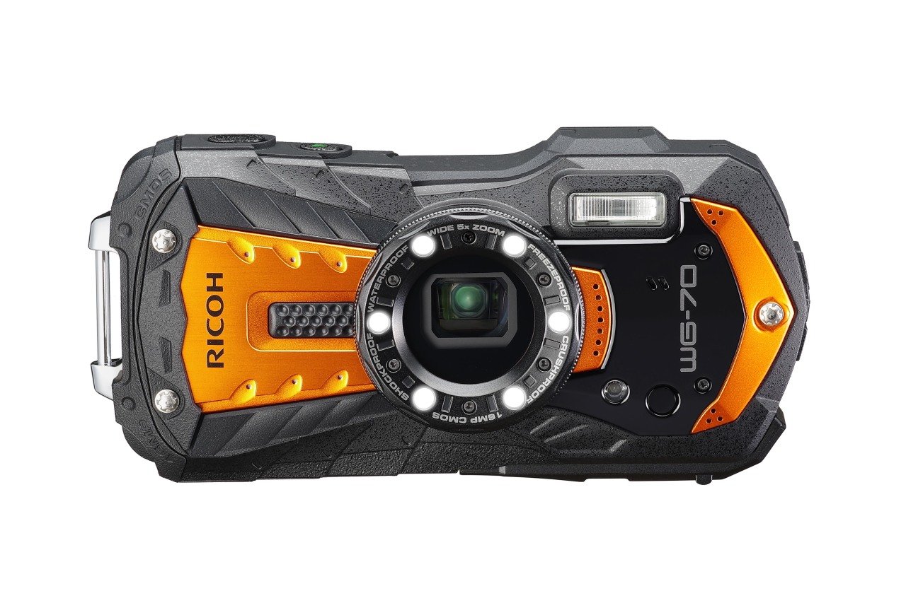 RICOH WG-70 Amfibik Fotoğraf Makinesi (Turuncu)
